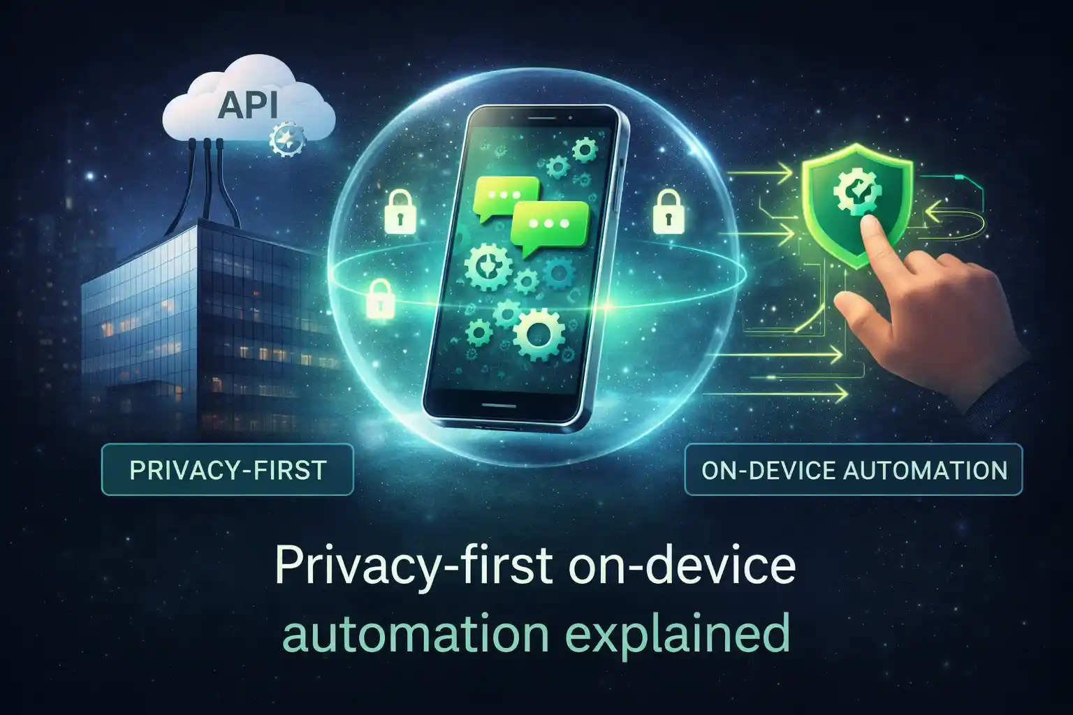 Privacy-first automation: what “on-device” really means